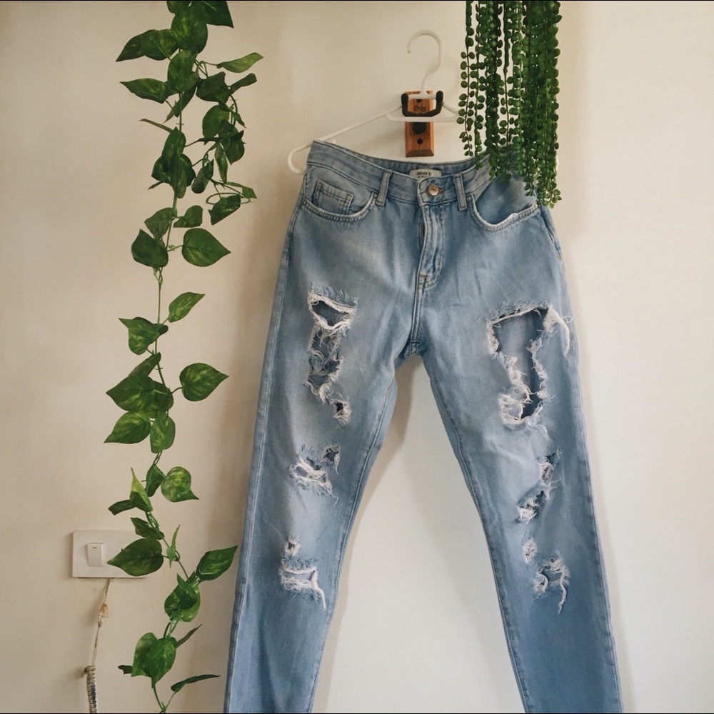 Ripped boyfriend Jeans
